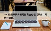 100秒回顾天舟五号撤离全过程（天舟二号何时撤离）