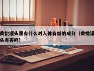 黄桃罐头里有什么对人体有益的成分（黄桃罐头有害吗）