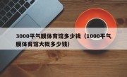 3000平气膜体育馆多少钱（1000平气膜体育馆大概多少钱）