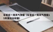 石家庄一周天气预报（石家庄一周天气预报15天情况分析图）