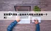 宜宾天气预报（宜宾天气预报30天准确一个月）