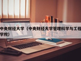 中央财经大学（中央财经大学管理科学与工程学院）