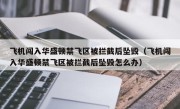 飞机闯入华盛顿禁飞区被拦截后坠毁（飞机闯入华盛顿禁飞区被拦截后坠毁怎么办）
