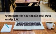 宝马MINI呼吁给礼仪小姐多点宽容（宝马mini女士车）