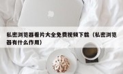 私密浏览器看片大全免费视频下载（私密浏览器有什么作用）
