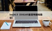 ios16.5（iOS165面容锁图标路径）