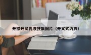 开襟开叉乳液狂飙图片（开叉式内衣）