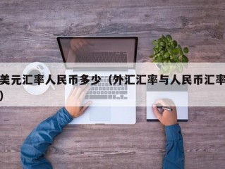 美元汇率人民币多少（外汇汇率与人民币汇率）