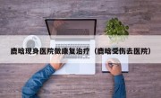 鹿晗现身医院做康复治疗（鹿晗受伤去医院）