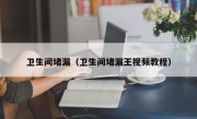卫生间堵漏（卫生间堵漏王视频教程）
