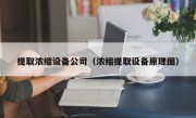 提取浓缩设备公司（浓缩提取设备原理图）