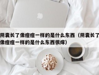 阴囊长了像痘痘一样的是什么东西（阴囊长了像痘痘一样的是什么东西很痒）
